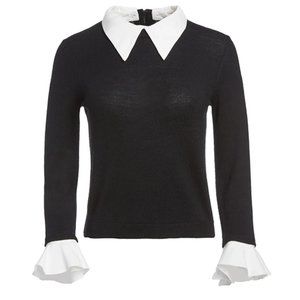 Alice + Olivia Aster Ruffle Cuff Sweater Size: XS